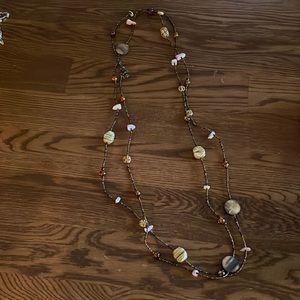 Long beaded necklace